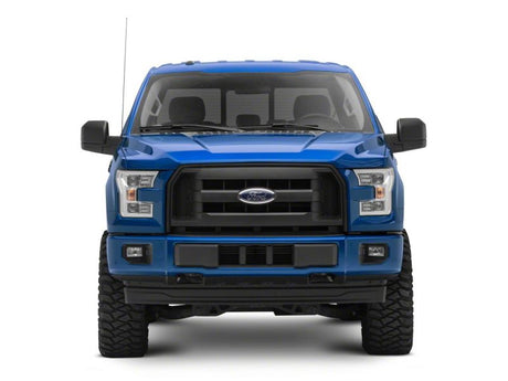 Phares de projecteur Raxiom 15-17 Ford F-150 avec accent LED - Boîtier chromé (lentille transparente)