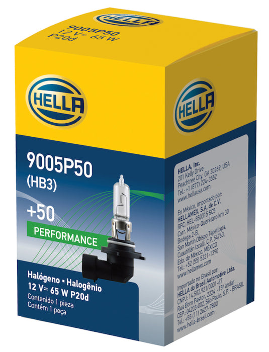 Ampoule Hella 9005 12V 65W P20D T4 +50