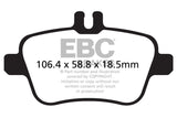 Plaquettes de frein arrière EBC 13+ Mercedes-Benz CLA250 2.0 Turbo Yellowstuff