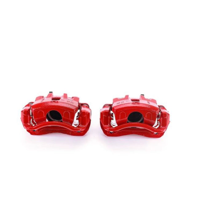 Étriers avant rouges Power Stop 10-13 Kia Soul avec supports - Paire