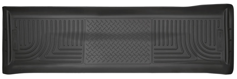 Revêtements de sol noirs pour 2e siège Husky Liners 11-15 Ford F250/F350/F450 Super Duty Crew Cab WeatherBeater