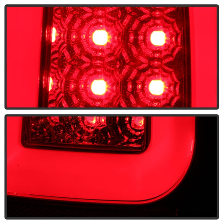 Feux arrière à LED Spyder 97-03 Ford F150 Stylsd. F250 V3 - Rouge/Clr ALT-YD-FF15097V3-LBLED-RC