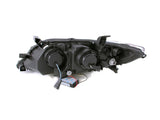 Phares de projecteur ANZO 2010-2011 Toyota Camry avec halo noir (CCFL)