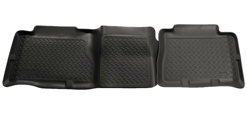 Revêtements de sol noirs de style classique pour Cadillac Escalade/GMC Yukon/Denali 02-06 de Husky Liners pour 2e rangée