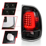 ANZO 1997-2004 Dodge Dakota Feux arrière à LED Boîtier noir Lentille transparente Paire