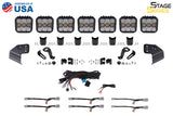 Pare-brise Diode Dynamics Bronco SS5 Pro CrossLink - Kit de barre lumineuse combo blanche