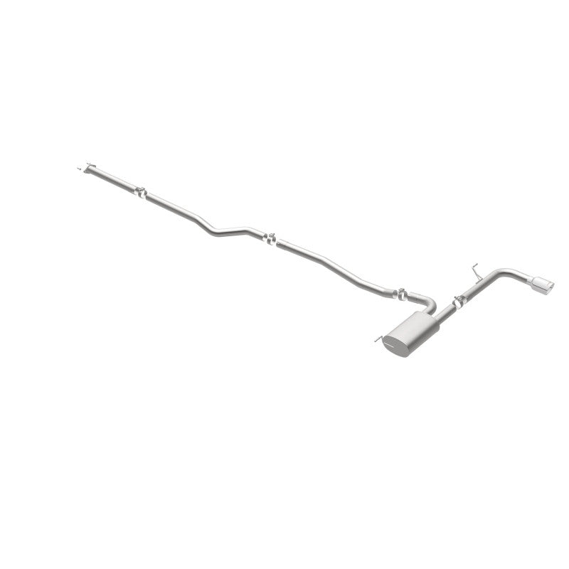 Catback MagnaFlow, SS, 2,5 po, Street, passage simple en ligne droite. Embout poli de 4 po, Ford Fusion 2,5 L 2015