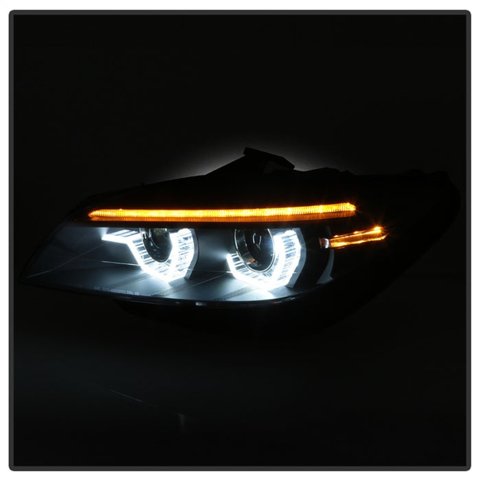 Spyder BMW Z4 09-13 Projector Headlights (Not Comp w Halogen) Black PRO-YD-BMWZ409HID-AFSSEQ-BK