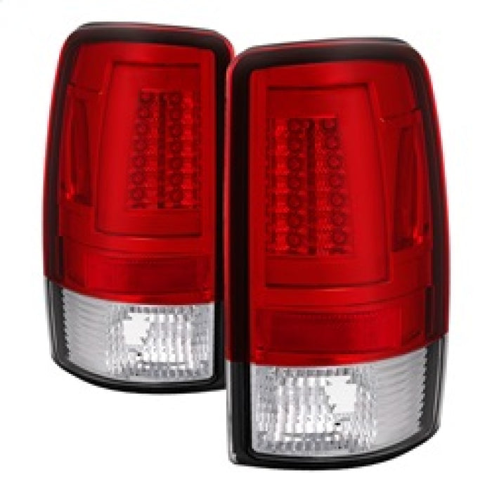 Feux arrière à LED pour Spyder 00-06 Chevy Suburban 1500/2500 V2 - Clr rouge (ALT-YD-CD00V2-LBLED-RC)