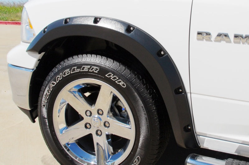 Lund 10-17 Dodge Ram 2500 RX-Rivet Style Textured Elite Series Fender Flares - Black (2 Pc.)