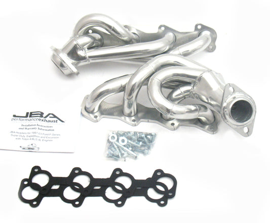 JBA 97-03 Ford F-150 5.4L 2V 1-1/2in Primary Silver Ctd Cat4Ward Header