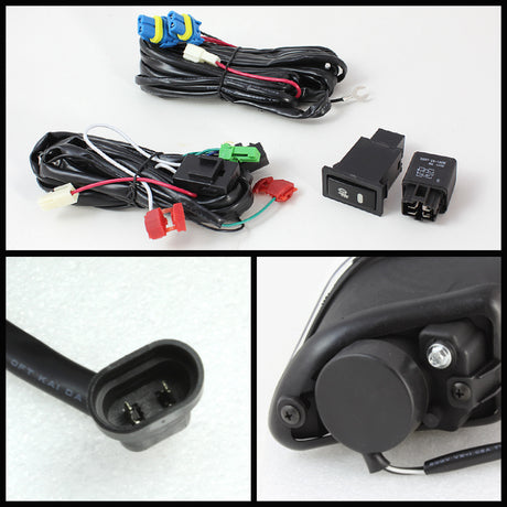 Feux antibrouillard à LED Spyder Scion TC 05-10 avec interrupteur transparent FL-STC06-LED