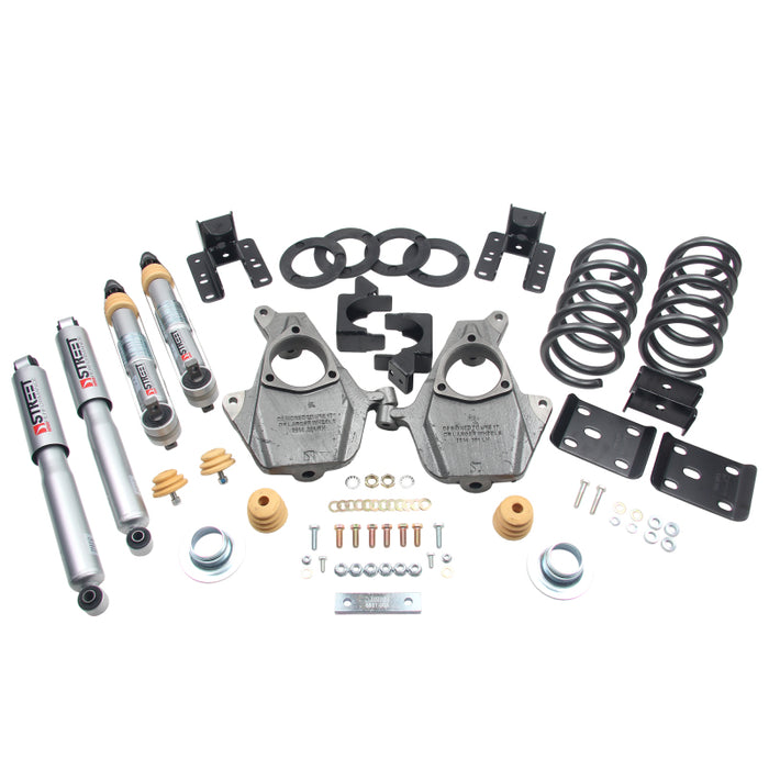 KIT D'ABAISSEMENT Belltech 16.5-17 Chevy Silverado Cabine Standard 2WD 3-4F / 5-6R