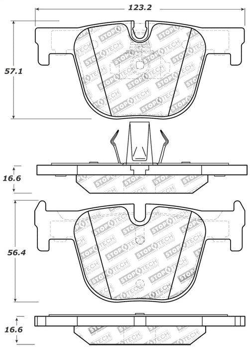 Plaquettes de frein StopTech Performance