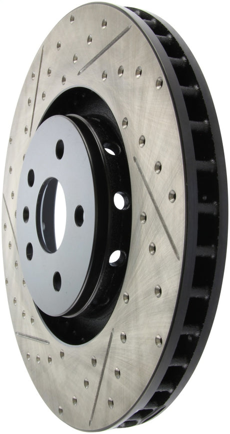Disque de frein sport droit percé et fendu StopTech pour Cadillac CTS-V 2009