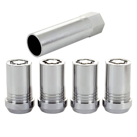 Jeu d'écrous de blocage de roue McGard - 4 pk. (Tuner / siège conique) M14X1,5 / 22 mm Hex / 1,648 po. Longueur - Chrome