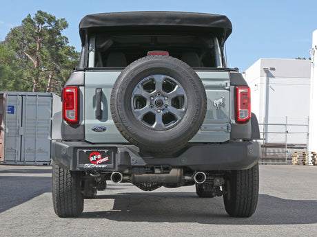 aFe 2021+ Ford Bronco L4-2,3 L (t) / V6-2,7 L (tt) Vulcan 3 po à 2,5 po SS Cat-Back - Poli