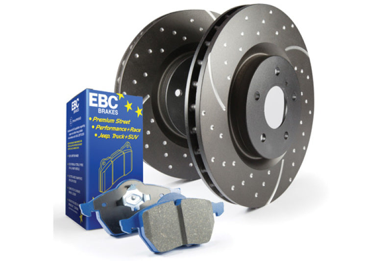 Kits EBC S6 avec plaquettes Bluestuff et rotors GD