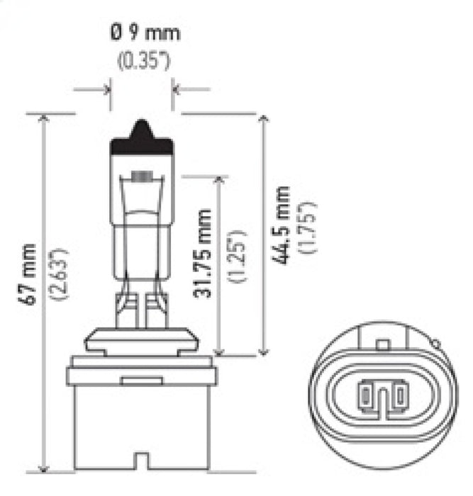 Ampoule Hella 880 12V 32W Xen Blanc Xb (2)