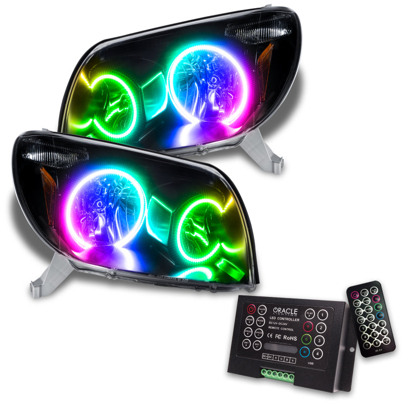 Oracle 03-05 Toyota 4-Runner SMD HL - Black - ColorSHIFT w/ 2.0 Controller