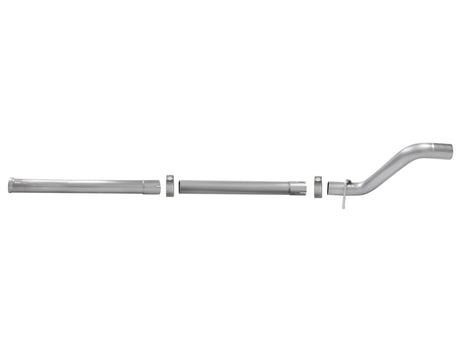 Tuyau intermédiaire aFe MACH Force-Xp 2-1/2 po en acier inoxydable 409 avec suppression du résonateur 18+ Jeep Wrangler JL 3,6 L