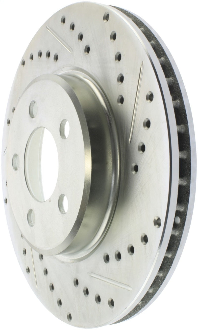 StopTech Select Sport 06-17 Dodge Charger/14-17 Chrysler 300 Slotted & Drilled Front Left Rotor