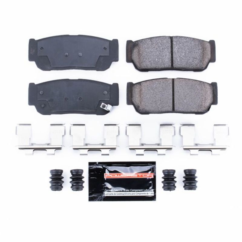 Power Stop 2007 Hyundai Entourage Rear Z23 Evolution Sport Brake Pads w/Hardware