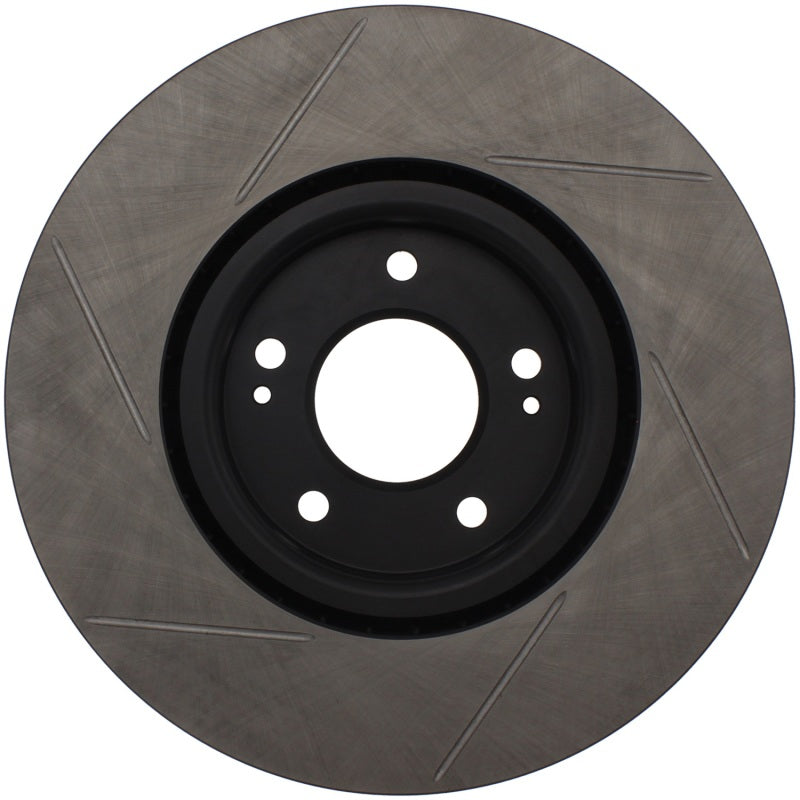 Rotor avant gauche fendu StopTech Power Slot 03-06 Evo 8 &amp; 9