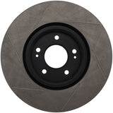 Rotor avant gauche fendu StopTech Power Slot 03-06 Evo 8 &amp; 9