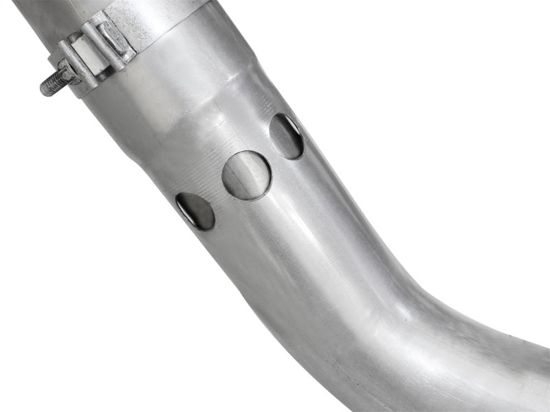 Échappement arrière DPF 4 po 409-SS LARGE BORE aFe avec embout poli pour camions diesel Ford 11-14 V8-6,7 L (td)