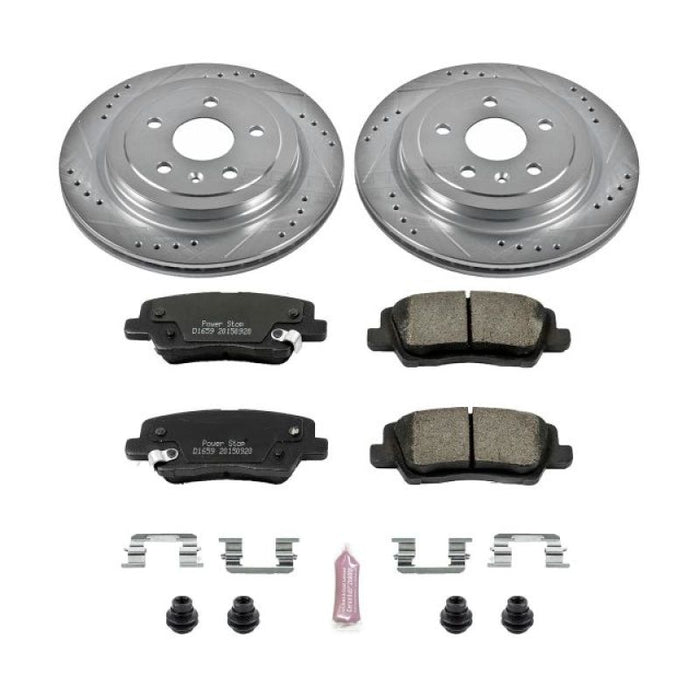 Kit de freins arrière Power Stop 14-18 Cadillac CTS Z23 Evolution Sport