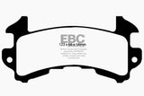 Plaquettes de frein avant EBC Greenstuff pour Chevrolet Blazer 4.3 S-10 (ABS 2 roues) 2WD 89-97