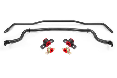 BMR 15-22 S550 Mustang Sway Bar Kit with Bushings Front and Rear Black Hammertone BMR Suspension
