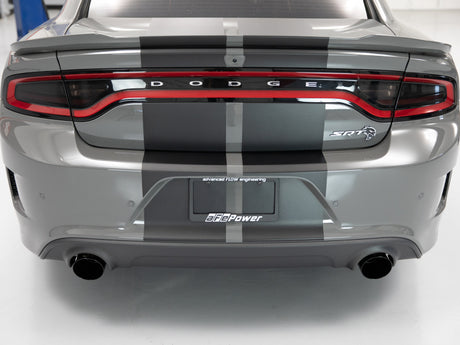 Embouts d'échappement de rechange aFe MACH Force-XP 4-1/2 pouces noirs d'origine - Dodge Charger/Hellcat 15-19