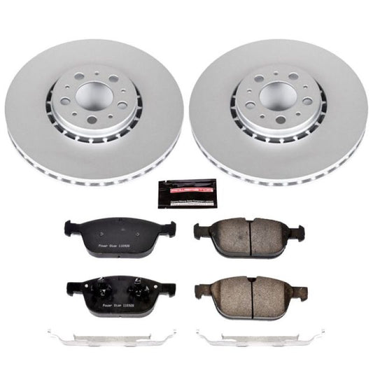 Power Stop 03-14 Volvo XC90 Front Z23 Evolution Sport Coated Brake Kit