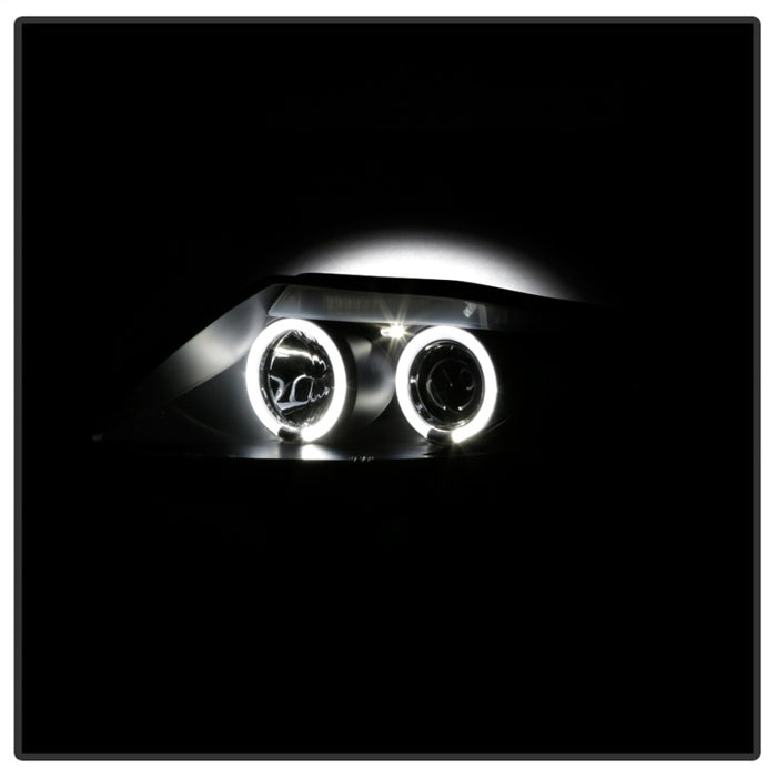 Phares de projecteur Spyder BMW Z4 03-08 Modèle Xénon/HID uniquement - Halo LED noir PRO-YD-BMWZ403-HID-BK