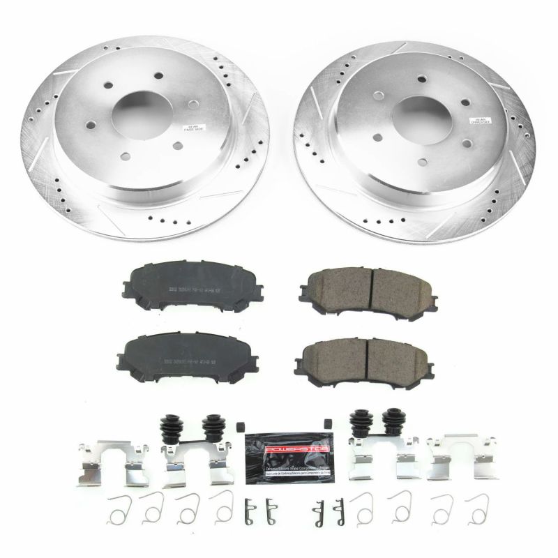 Power Stop 17-18 Nissan Titan Rear Z23 Evolution Sport Brake Kit