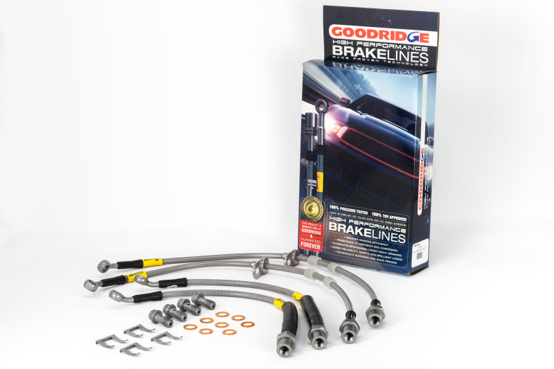 Goodridge 16-17 Chevrolet Camaro ZL1/SS (sauf 1LE Pkg.) Modèles avec étriers Brembo Conduites de frein SS