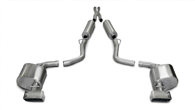 Corsa 09-10 Dodge Challenger R/T 5.7L V8 Manual Polished Xtreme Cat-Back Exhaust