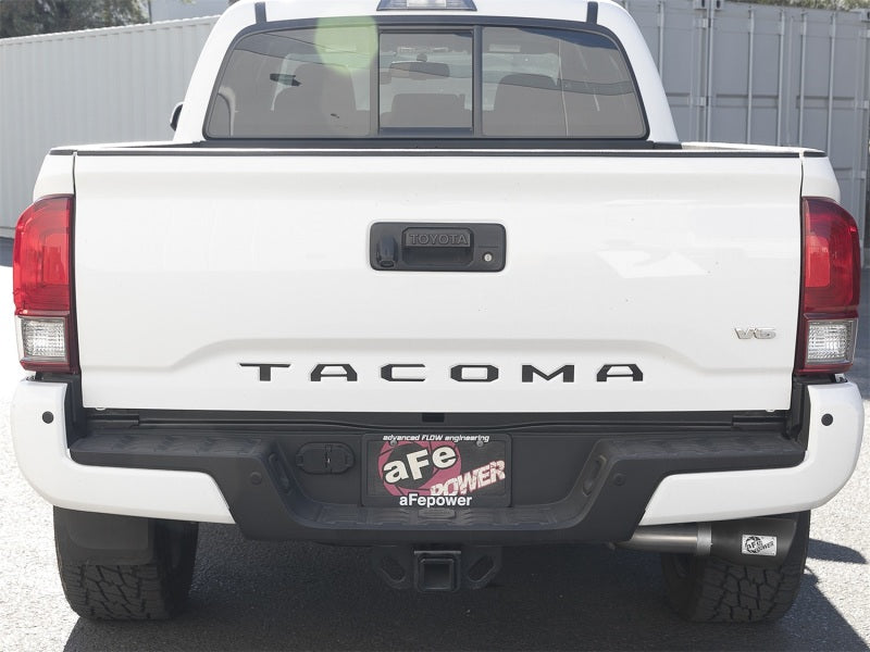 Échappement Cat-Back aFe MACH Force-Xp 2-1/2 po 304 SS avec embouts noirs 2016+ Toyota Tacoma L4-2,7 L / V6-3,5 L