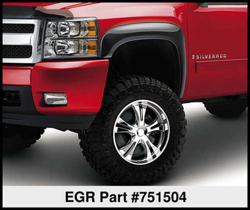 Élargisseurs d'ailes robustes EGR 07-13 pour Chev Silverado 6-8 pieds - Ensemble (751504)