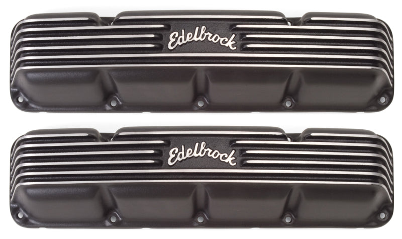 Cache-culbuteurs Edelbrock Classic Series AMC/Jeep 1967-91 290-401 CI V8 Noir