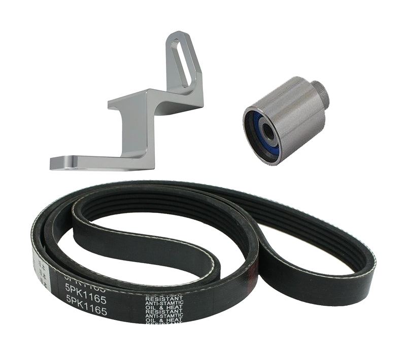 Kit de support de relocalisation d'alternateur de collecteur d'admission inversé Torque Solution (argent) 02-14 Subaru WRX