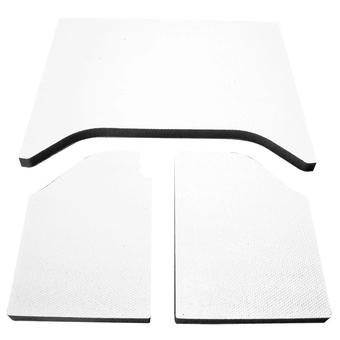 Tapis de protection pour toit de Jeep Wrangler JK 2 portes DEI 07-10 - 3 pièces - Blanc