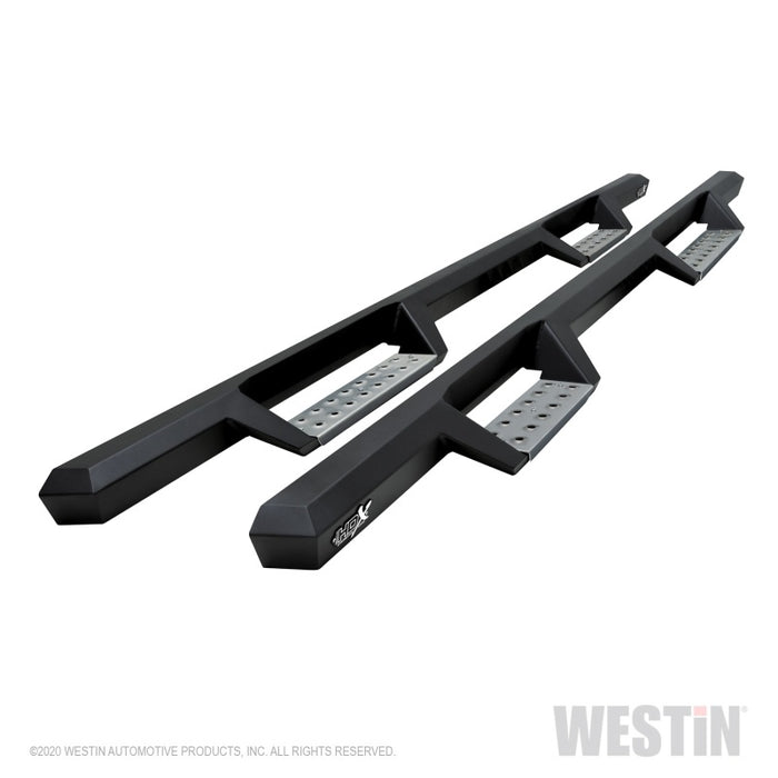 Marchepieds Westin 04-13 Chevy Silverado 1500 Crew Cab HDX en acier inoxydable - Noir texturé