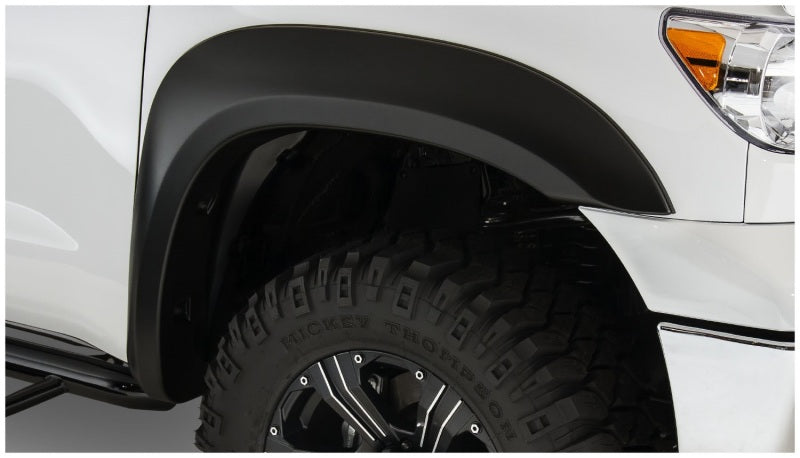 Bushwacker 07-13 Toyota Tundra Fleetside Extend-A-Fender Style Flares 4pc - Black