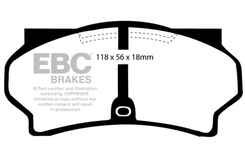 Plaquettes de frein avant EBC 11-16 BMW Z4 E89 Ultimax