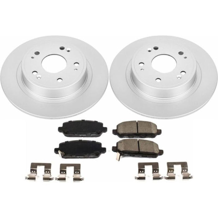 Power Stop 16-18 Honda HR-V Rear Z17 Evolution Geomet Coated Brake Kit