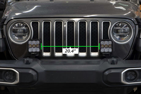 Kit d'éclairage LED pour pare-chocs Jeep JL Wrangler SS5 18-21 de Diode Dynamics - Jaune Pro Driving