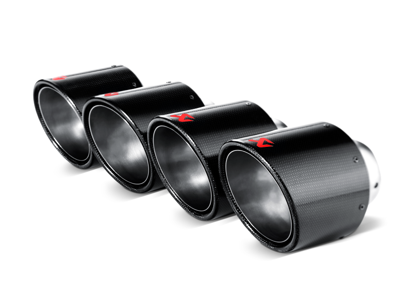 Akrapovic 06-13 Chevrolet Corvette ZO6/ZR1 (C6) Tail Pipe Set (Carbon 125 mm)